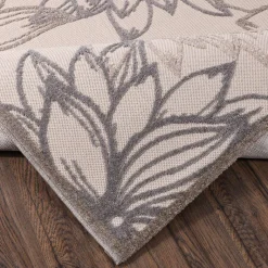 Sanat Outdoorteppich FLORAL creme B/L: ca. 200x290 cm