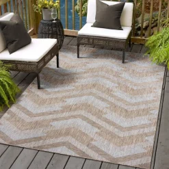 Sanat Outdoorteppich MELISSA braun B/L: ca. 120x170 cm