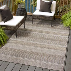 Sanat Outdoorteppich MELISSA braun B/L: ca. 120x170 cm
