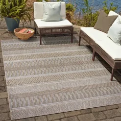 Sanat Outdoorteppich MELISSA braun B/L: ca. 120x170 cm