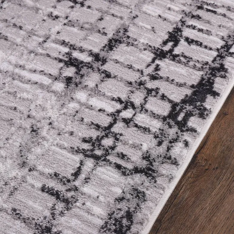 Sanat Teppich Evra hellgrau B/L: ca. 80x300 cm