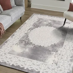 Sanat Teppich Harmony hellgrau B/L: ca. 200x280 cm