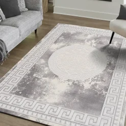 Sanat Teppich Harmony hellgrau B/L: ca. 120x160 cm