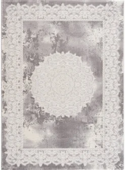 Sanat Teppich Harmony hellgrau B/L: ca. 120x160 cm