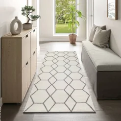 Sanat Teppich Trellis creme B/L: ca. 80x200 cm
