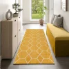 Sanat Teppich Trellis gelb B/L: ca. 80x200 cm