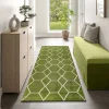 Sanat Teppich Trellis grün B/L: ca. 80x200 cm
