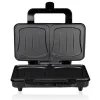Sandwichtoaster silber schwarz B/H/L: ca. 12x26,5x31,5 cm
