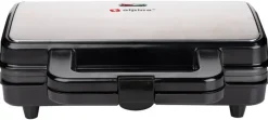 Sandwichtoaster silber schwarz B/H/L: ca. 12x26,5x31,5 cm