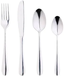 SAN IGNACIO Besteck-Set CORFU silber Edelstahl 24 tlg.