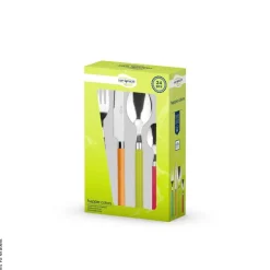 SAN IGNACIO Besteckset HAPPIE COLORS bunt Edelstahl 24 tlg.