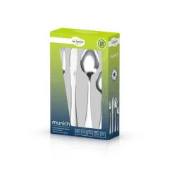 SAN IGNACIO Besteckset MUNICH silber Edelstahl 24 tlg.