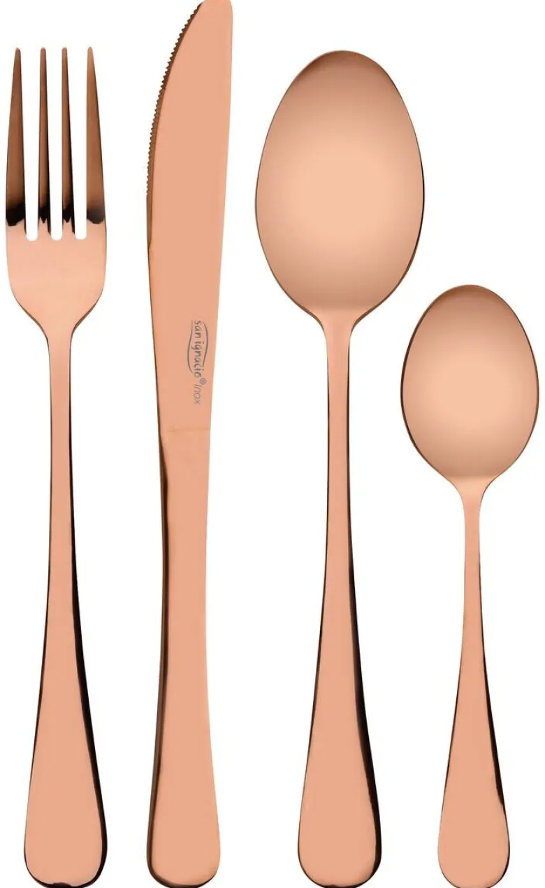 SAN IGNACIO Besteckset MUNICH rosa Edelstahl 24 tlg.