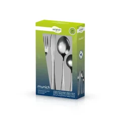 SAN IGNACIO Besteckset MUNICH silber Edelstahl 24 tlg.