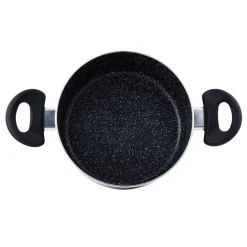 SAN IGNACIO Kochgeschirrset Soria schwarz Aluminium 4 tlg.