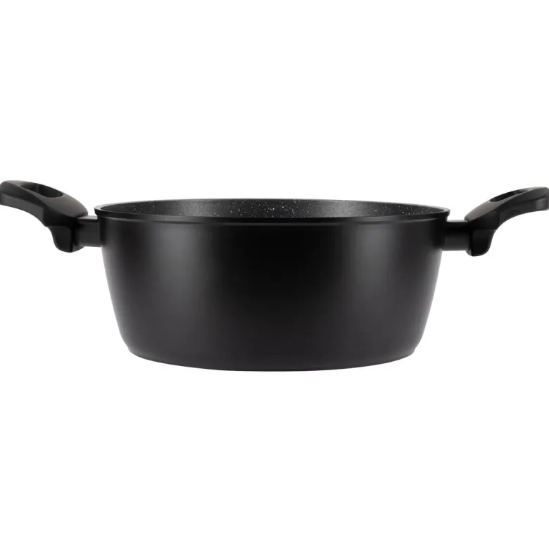 SAN IGNACIO Kochgeschirrset Tormes schwarz Aluminium 4 tlg.