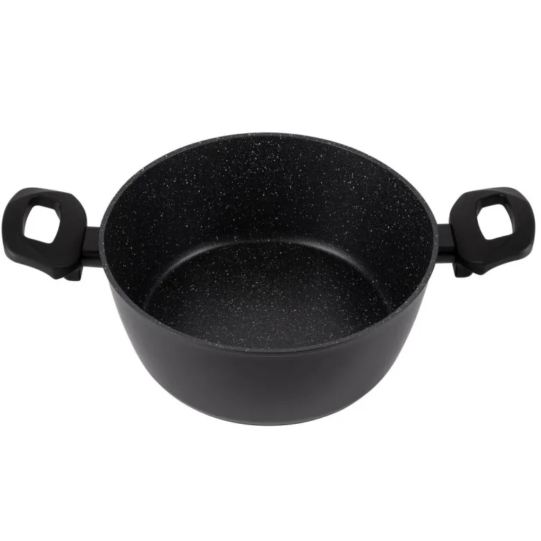 SAN IGNACIO Kochgeschirrset Tormes schwarz Aluminium 4 tlg.