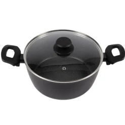SAN IGNACIO Kochgeschirrset Tormes schwarz Aluminium 4 tlg.