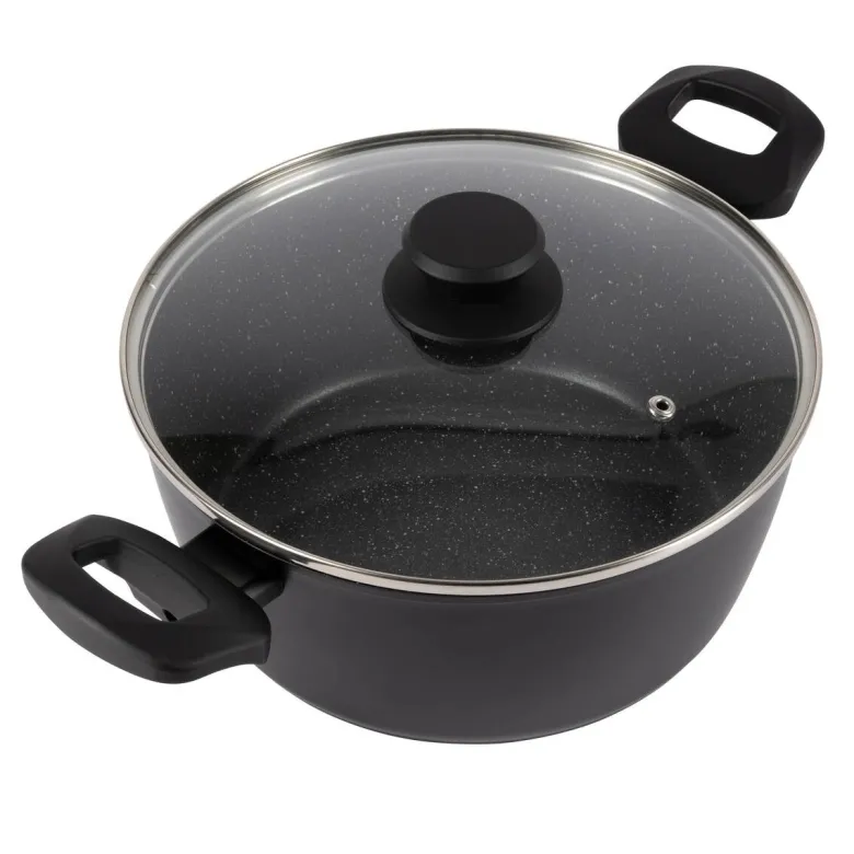 SAN IGNACIO Kochgeschirrset Tormes schwarz Aluminium 4 tlg.