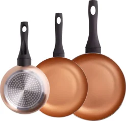 SAN IGNACIO Pfannen-Set COBRE Kupfer Aluminium 3 tlg.