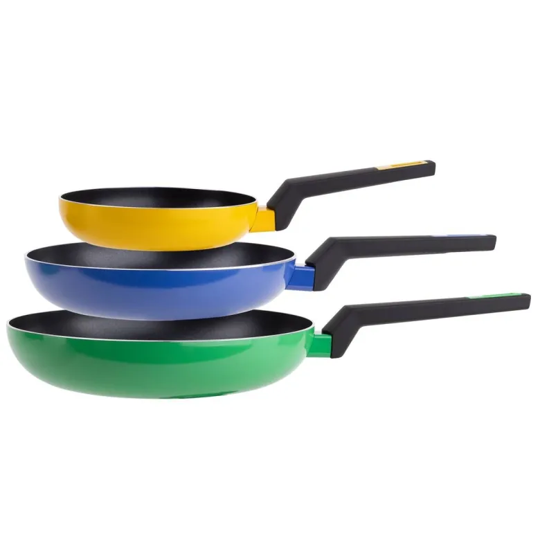 SAN IGNACIO Pfannenset COLORS multicolor Aluminium 3 tlg.