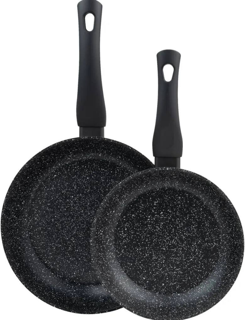 SAN IGNACIO Pfannen-Set IBON BLACK schwarz Aluminium 2 tlg.