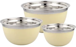 SAN IGNACIO Schalenset Natur beige Edelstahl