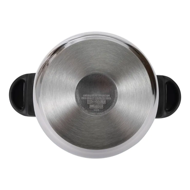 SAN IGNACIO Schnellkochtopf DUERO silber Edelstahl B/H/L: ca. 27x23x42 cm