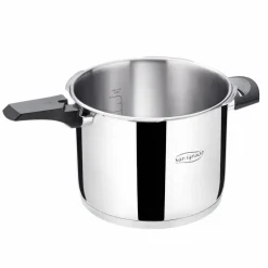 SAN IGNACIO Schnellkochtopf PRO silber Edelstahl D: ca. 22 cm