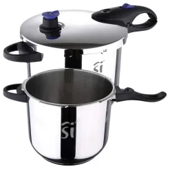 SAN IGNACIO Schnellkochtopfset Duero silber Edelstahl 2 tlg.