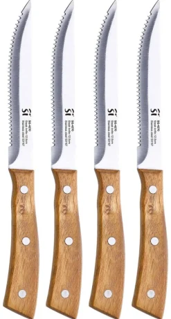 SAN IGNACIO Steakmesser COMPACT silber Edelstahl L: ca. 13 cm