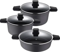 SAN IGNACIO Topfset BISTRO silber Aluminium 3 tlg.