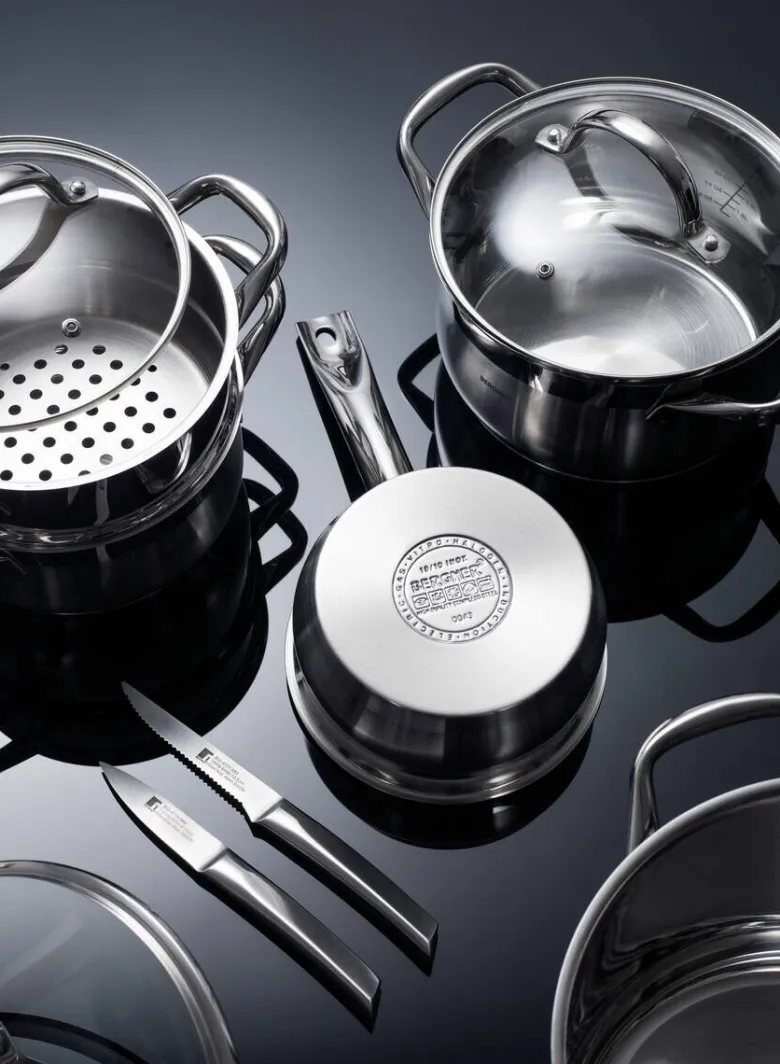 SAN IGNACIO Topf-Set IBON BLACK schwarz Aluminium