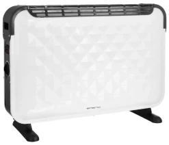 Sauber Konvektor Heizung CH-106492.3 schwarz weiß Metall B/H/L: ca. 20x41,8x57,5 cm ca. 2000 W