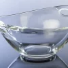 Schale klar Glas B/H/L: ca. 23x12x23 cm