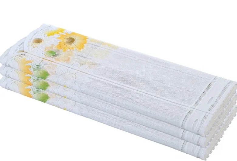 Scheibengardinen-Meterware Sommer bunt H: ca. 50 cm