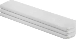 Scheibengardinen-Meterware weiß H: ca. 75 cm