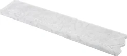 Scheibengardinen-Meterware Blatt weiß H: ca. 60 cm