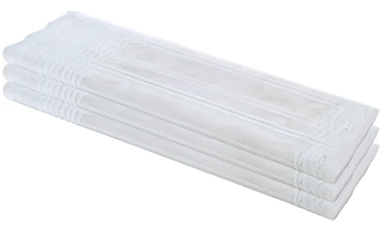 Scheibengardinen-Meterware Welden weiß H: ca. 60 cm