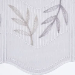 Scheibengardinen-Meterware Isabel weiß H: ca. 60 cm