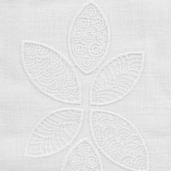 Scheibengardinen-Meterware weiß H: ca. 30 cm