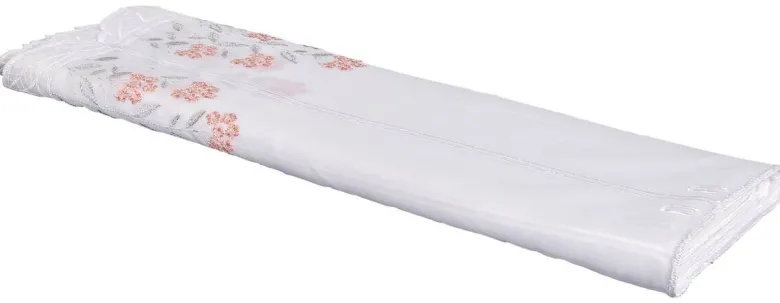 Scheibengardinen-Meterware Nadja rosé H: ca. 60 cm