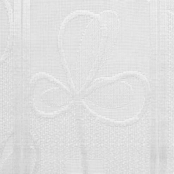 Scheibengardinen-Meterware weiß H: ca. 90 cm