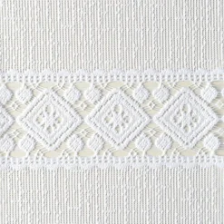 Scheibengardinen-Meterware weiß H: ca. 30 cm
