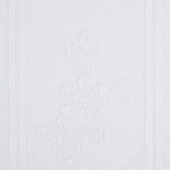 Scheibengardinen-Meterware weiß H: ca. 60 cm