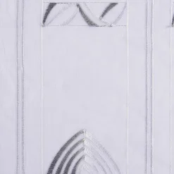 Scheibengardinen-Meterware Olga grau H: ca. 60 cm