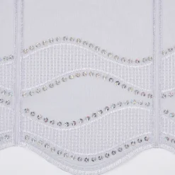 Scheibengardinen-Meterware Lucia weiß H: ca. 60 cm