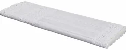 Scheibengardinen-Meterware weiß H: ca. 50 cm