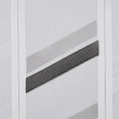 Scheibengardinen-Meterware weiß H: ca. 90 cm
