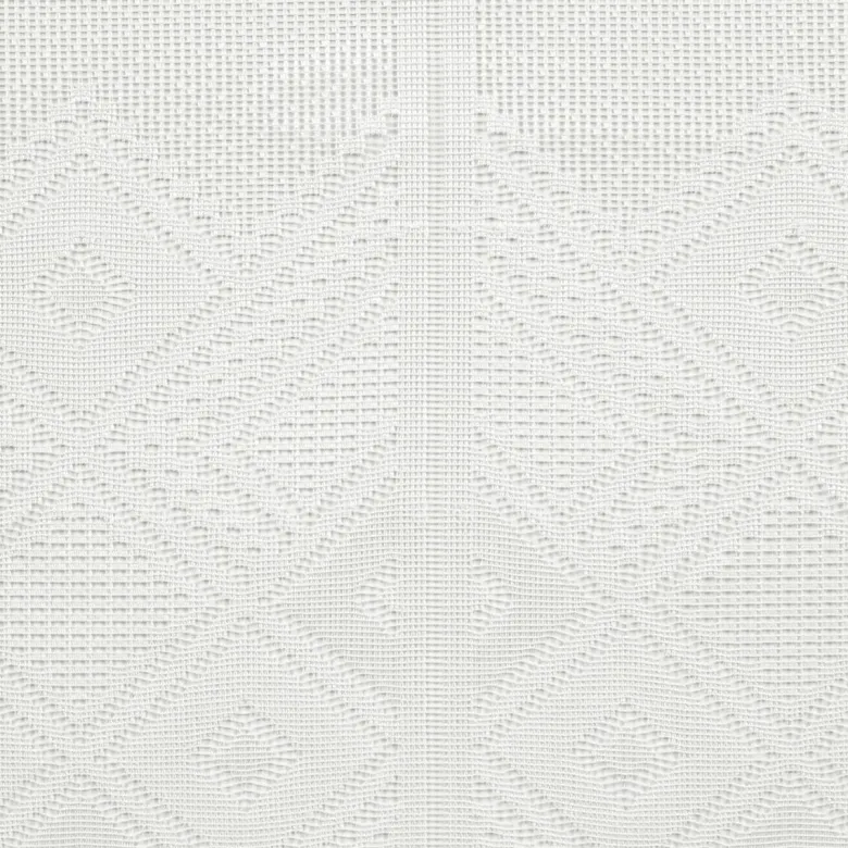 Scheibengardinen-Meterware weiß H: ca. 90 cm
